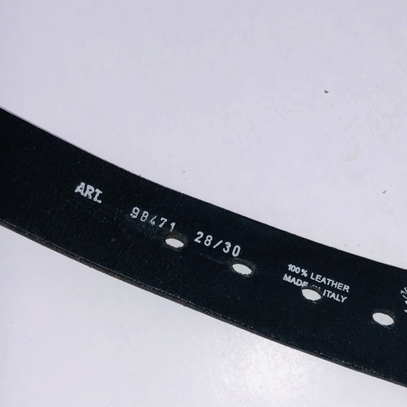 Harley Davidison Black Silver Metal Letters Belt - Picture 7 of 8